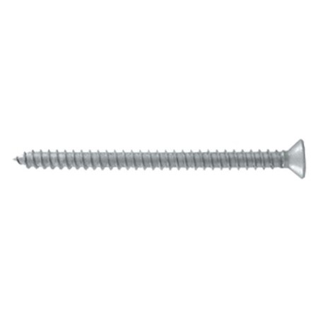 Deltana Wood Screw, #9, 2-1/2 in, Chrome Steel SCWS925U26D